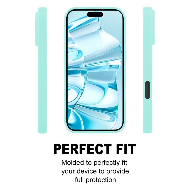 For iPhone 16 GOOSPERY SOFT FEELING Liquid TPU Soft Phone Case(Mint Green) - iPhone 16 Cases by GOOSPERY | Online Shopping UK | buy2fix