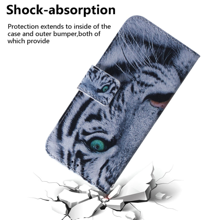 For OnePlus 13 Coloured Drawing Flip Leather Phone Case(Tiger) - OnePlus Cases by buy2fix | Online Shopping UK | buy2fix