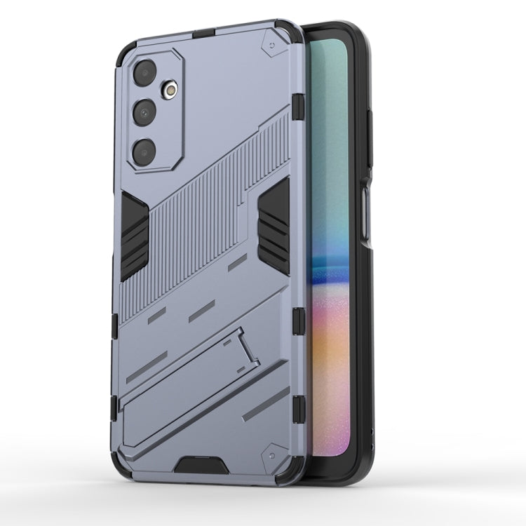 For Samsung Galaxy A05s 4G Punk Armor 2 in 1 PC + TPU Shockproof Phone Case with Invisible Holder(Grey) - Galaxy Phone Cases by buy2fix | Online Shopping UK | buy2fix