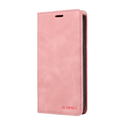 For OPPO A60 4G Global BETOPNICE Suction RFID Anti-theft Leather Phone Case(Pink) - OPPO Cases by BETOPNICE | Online Shopping UK | buy2fix