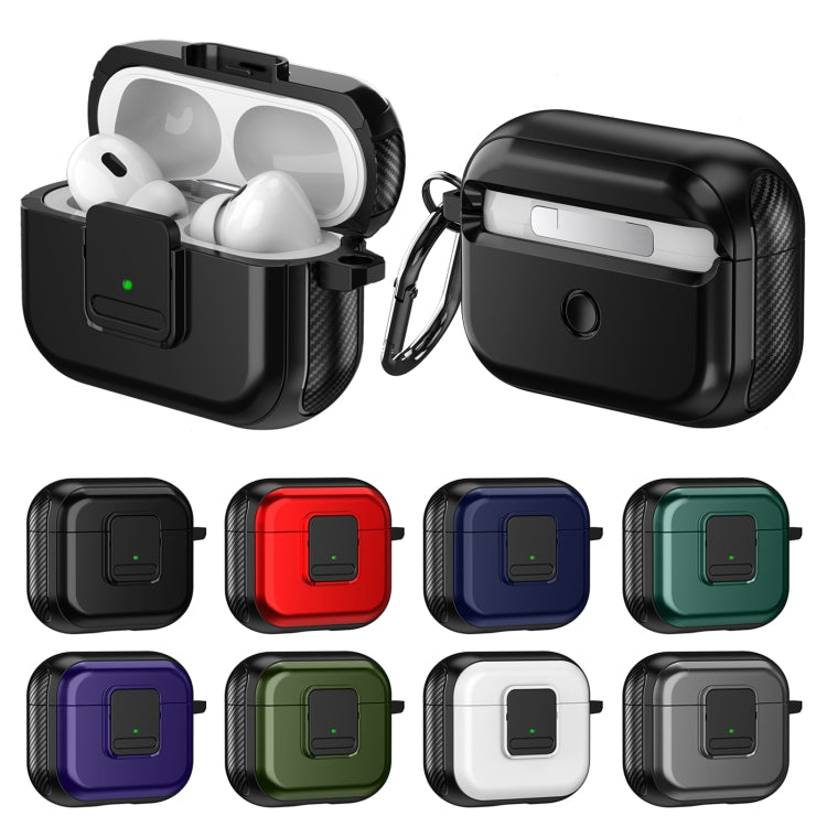 For AirPods Pro TPU + PC Wireless Earphones Case with Magnetic Switch(Red) - For AirPods Pro by buy2fix | Online Shopping UK | buy2fix