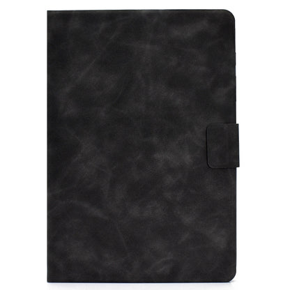 For iPad Pro 11 2024 Cowhide Texture Leather Smart Tablet Case(Grey) - iPad Pro 11 2024 Cases by buy2fix | Online Shopping UK | buy2fix