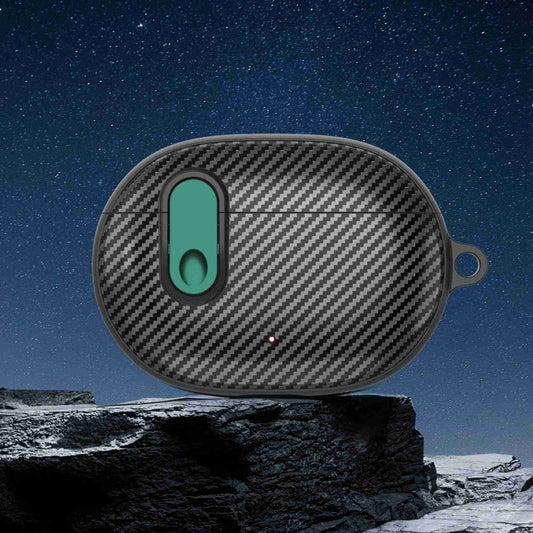 For Beats Studio Buds Switch Carbon Fiber Wireless Earphones Protective Case(Black Green) - Other Case by buy2fix | Online Shopping UK | buy2fix