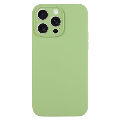 For iPhone 15 Pro Pure Color Liquid Silicone Fine Pore Phone Case(Mint Green) - iPhone 15 Pro Cases by buy2fix | Online Shopping UK | buy2fix