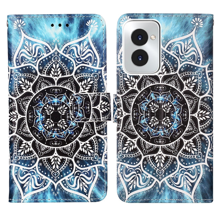 For Motorola Moto G Power 5G 2024 Colored Drawing Pattern Plain Weave Leather Phone Case(Undersea Mandala) - Motorola Cases by buy2fix | Online Shopping UK | buy2fix