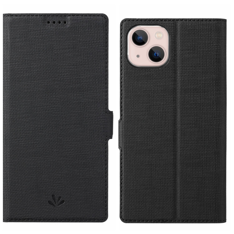 For iPhone 15 Plus ViLi K Series Dual-side Buckle Magsafe Leather Phone Case(Black) - iPhone 15 Plus Cases by ViLi | Online Shopping UK | buy2fix