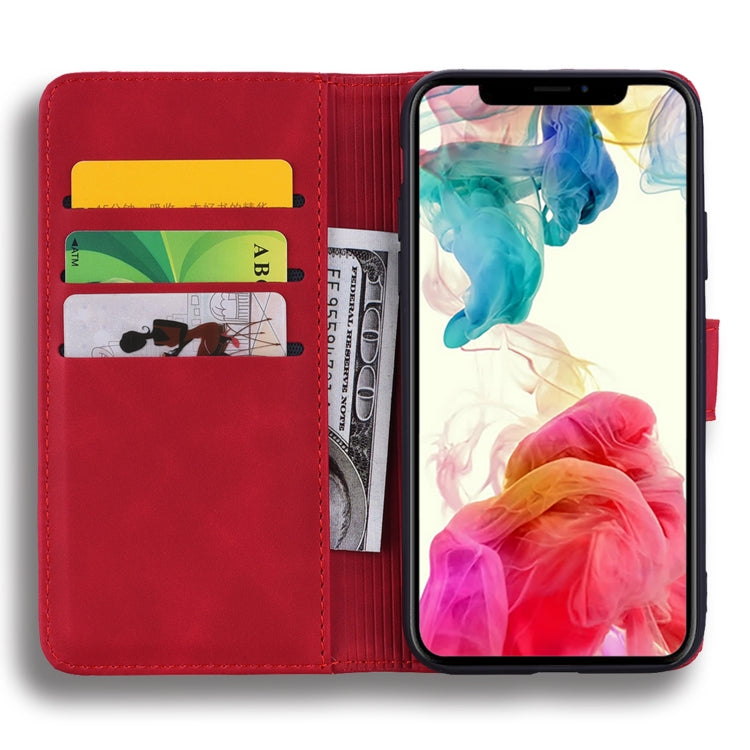 For iPhone 16 Pro Max Mandala Embossed Dual-Fold Calf Leather Phone Case(Red) - iPhone 16 Pro Max Cases by buy2fix | Online Shopping UK | buy2fix