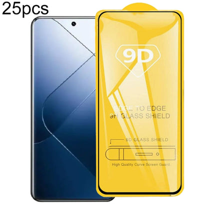 For Xiaomi 15 25pcs 9D Full Glue Screen Tempered Glass Film -  by buy2fix | Online Shopping UK | buy2fix