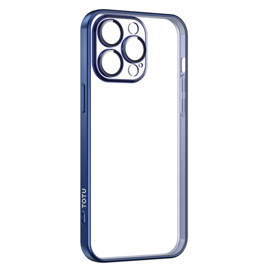 For iPhone 15 Pro Max TOTUDESIGN PC-2 Series Electroplating TPU Phone Case(Blue) - iPhone 15 Pro Max Cases by TOTUDESIGN | Online Shopping UK | buy2fix