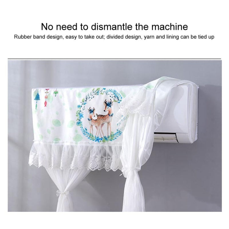 Do Not Take Dust-proof And Anti Direct Blowing Simple Wind Hanging Machine Air Conditioner Moon Cover, Size:Width 86 × Thickness 20 × Height 90cm(Swing Tree) - Dust Covers by buy2fix | Online Shopping UK | buy2fix