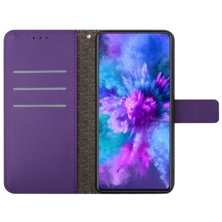 For Xiaomi 13 Pro Rhombic Grid Texture Leather Phone Case(Purple) - 13 Pro Cases by buy2fix | Online Shopping UK | buy2fix