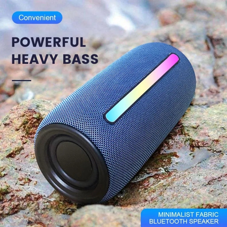 L12 Colorful LED Wireless Bluetooth-compatible Portable Speaker(Blue) - Desktop Speaker by buy2fix | Online Shopping UK | buy2fix