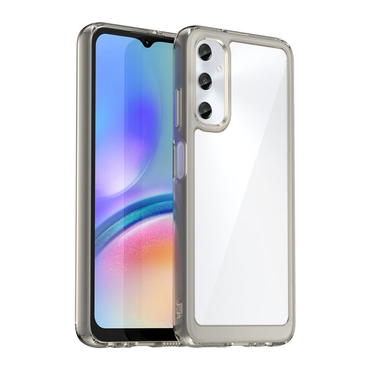 For Samsung Galaxy M14 4G Colorful Series Acrylic Hybrid TPU Phone Case(Transparent Grey) - Galaxy Phone Cases by buy2fix | Online Shopping UK | buy2fix