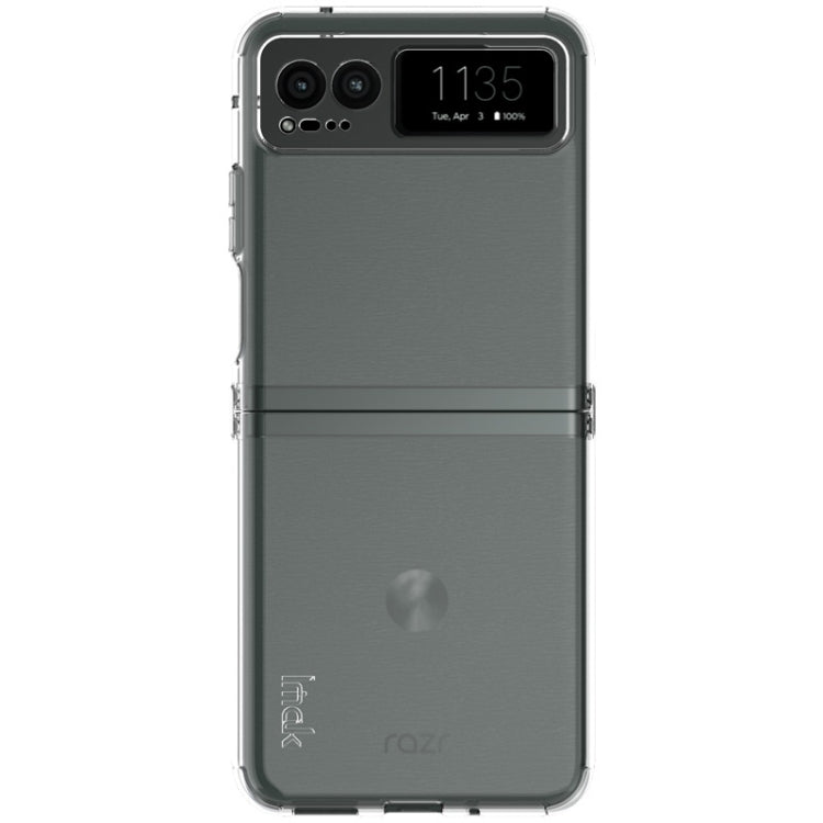 For Motorola Razr 40 imak UX-6 series All-inclusive Shockproof Airbag TPU Invisible Phone Case(Transparent) - Motorola Cases by imak | Online Shopping UK | buy2fix