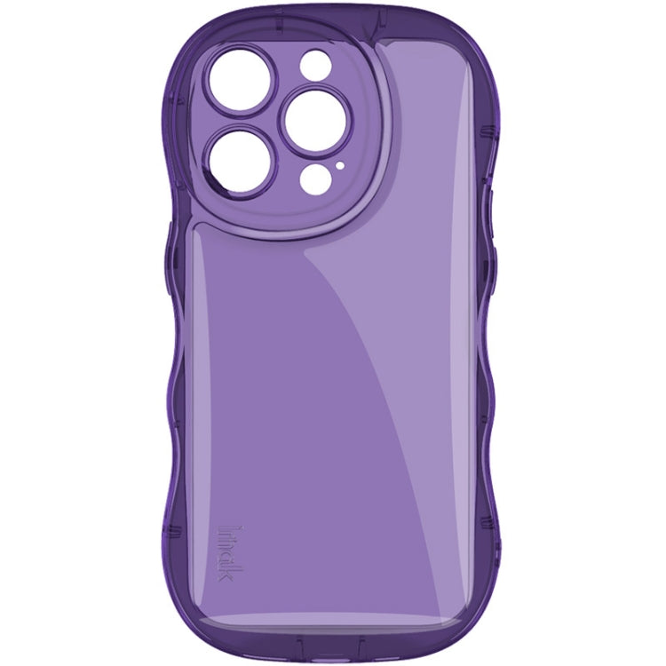 For iPhone 15 Pro Max IMAK Wave Bubble Soft Shockproof Phone Case(Purple) - iPhone 15 Pro Max Cases by imak | Online Shopping UK | buy2fix