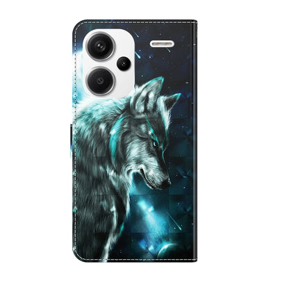 For Xiaomi Redmi Note 13 Pro+ 3D Painting Pattern Flip Leather Phone Case(Wolf) - Note 13 Pro+ Cases by buy2fix | Online Shopping UK | buy2fix