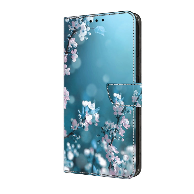 For Samsung Galaxy A35 5G Crystal 3D Shockproof Protective Leather Phone Case(Plum Flower) - Galaxy Phone Cases by buy2fix | Online Shopping UK | buy2fix