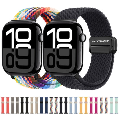 For Apple Watch Series 4 44mm DUX DUCIS Mixture Pro Series Magnetic Buckle Nylon Braid Watch Band(Light Mint) - Watch Bands by DUX DUCIS | Online Shopping UK | buy2fix