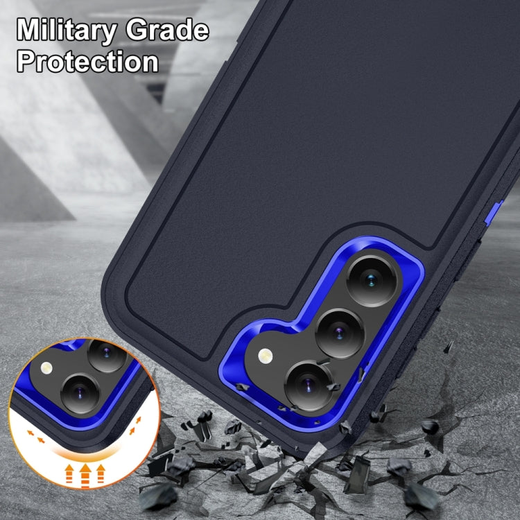 For Samsung Galaxy S24+ 5G / S25+ 5G Life Waterproof Rugged Phone Case(Dark Blue + Royal Blue) - Galaxy S24+ 5G Cases by buy2fix | Online Shopping UK | buy2fix