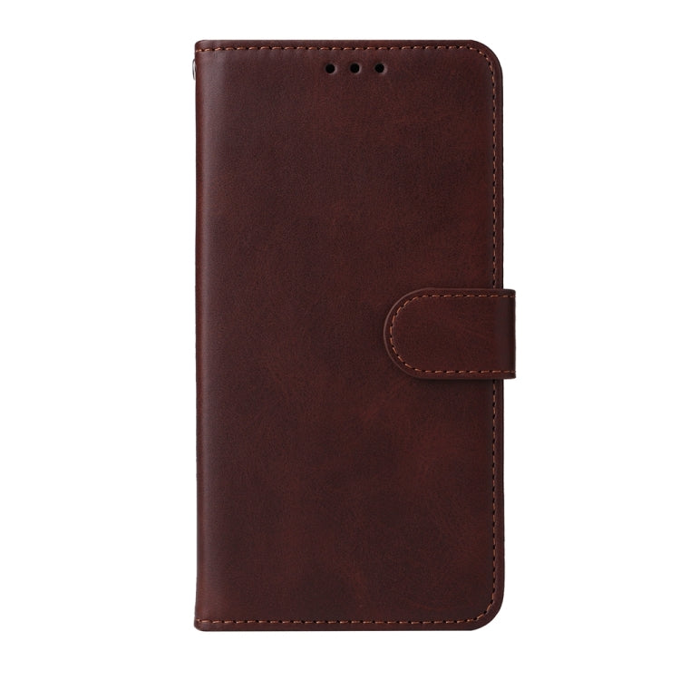 For Google Pixel 9 Classic Calf Texture Flip Leather Phone Case(Brown) - Google Cases by buy2fix | Online Shopping UK | buy2fix