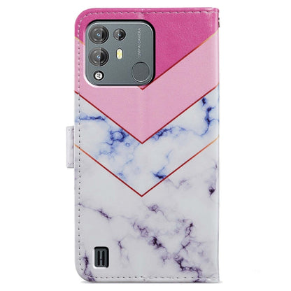 For Blackview A55 Pro Painted Pattern Horizontal Flip Leather Phone Case(Smoke Marble) - More Brand by buy2fix | Online Shopping UK | buy2fix