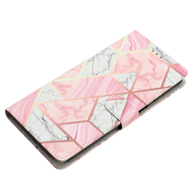 For Ulefone Note 14 Colored Drawing Leather Phone Case(Pink Marble) - Ulefone Cases by buy2fix | Online Shopping UK | buy2fix