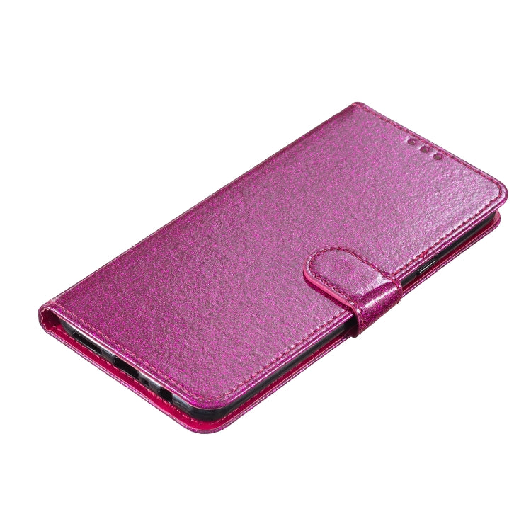 For Blackview A55 Pro Glitter Powder Flip Leather Phone Case(Rose Red) - More Brand by buy2fix | Online Shopping UK | buy2fix