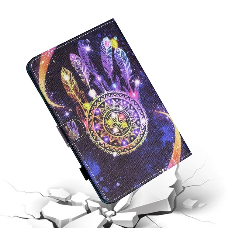 For Lenovo Tab M11/ Xiaoxin Pad 11 2024 Coloured Drawing Stitching Smart Leather Tablet Case(Starry Sky Wind Chime) - Lenovo by buy2fix | Online Shopping UK | buy2fix