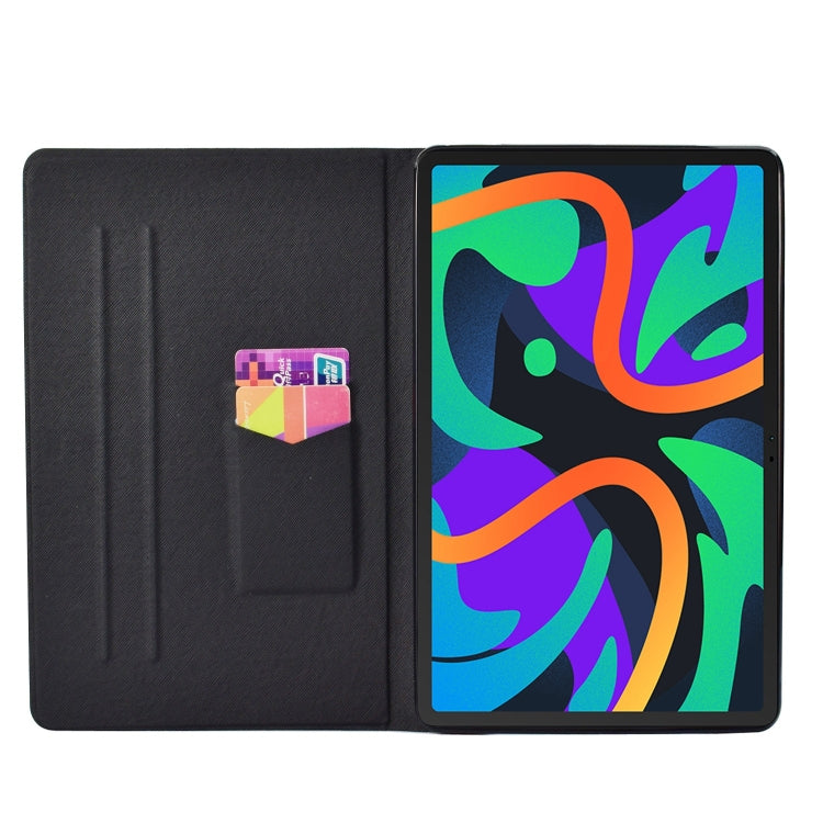For Lenovo Tab M11/ Xiaoxin Pad 11 2024 Voltage Coloured Drawing Smart Leather Tablet Case(Pineapple) - Lenovo by buy2fix | Online Shopping UK | buy2fix