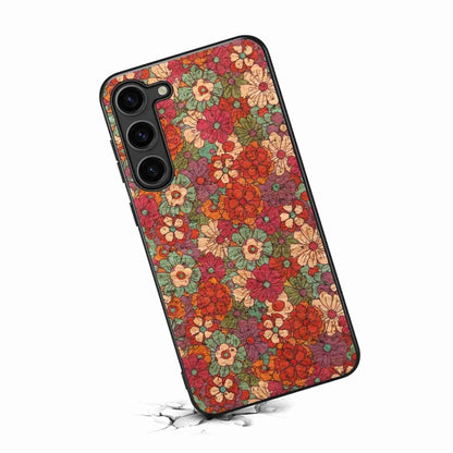 For Samsung Galaxy S24+ 5G Four Seasons Flower Language Series TPU Phone Case(Summer Red) - Galaxy S24+ 5G Cases by buy2fix | Online Shopping UK | buy2fix