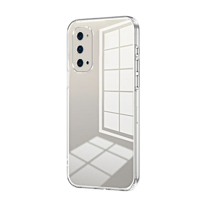 For OPPO Reno4 Pro Transparent Plating Fine Hole Phone Case(Transparent) - OPPO Cases by buy2fix | Online Shopping UK | buy2fix