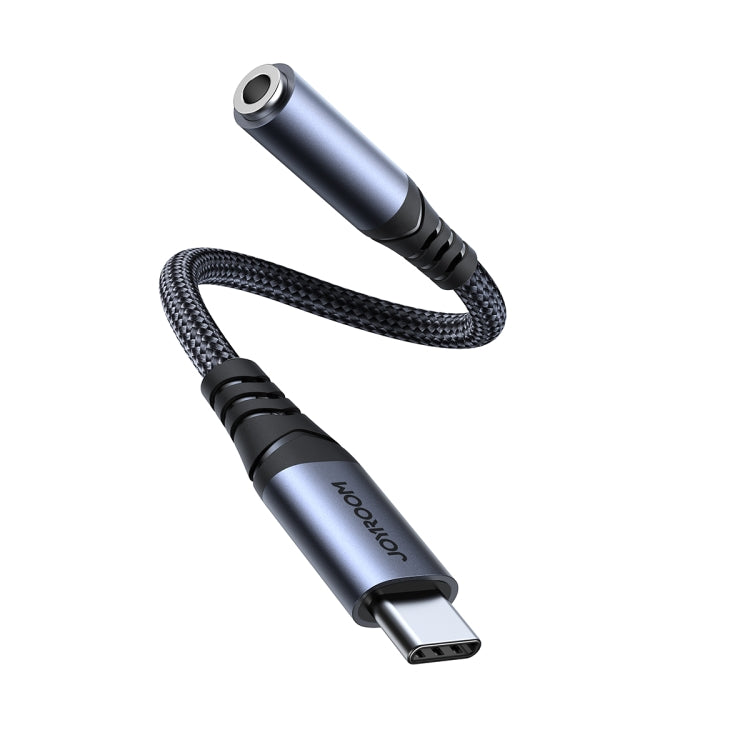 JOYROOM SY-C01 USB-C/Type-C to 3.5mm Audio Adapter Cable(Black) - Type-C Adapter by JOYROOM | Online Shopping UK | buy2fix