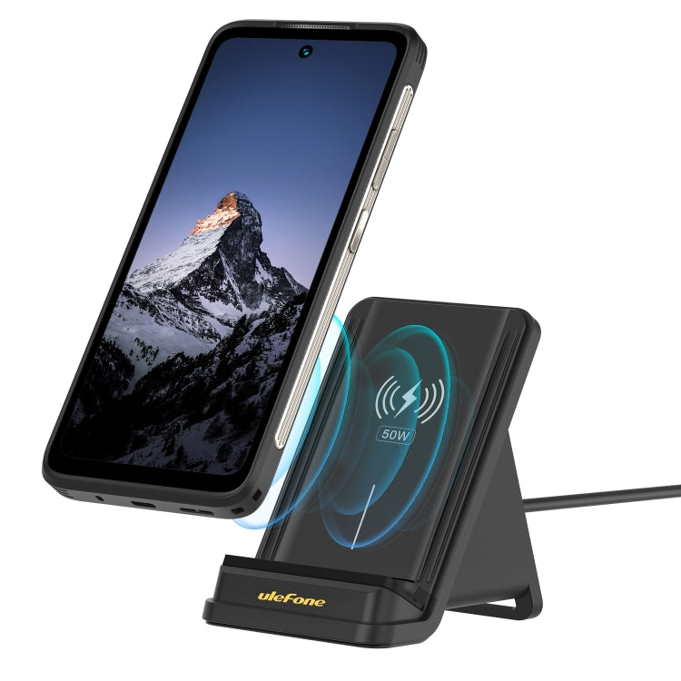 Ulefone WCS01 50W Air-cooled Wireless Charger Stand(Black) - Dock Charger by Ulefone | Online Shopping UK | buy2fix