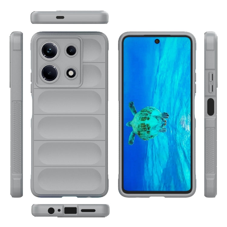 For Infinix Note 30 4G Magic Shield TPU + Flannel Phone Case(Grey) - Infinix Cases by buy2fix | Online Shopping UK | buy2fix