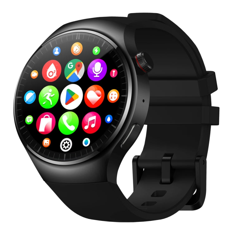 Zeblaze Thor Ultra 1.43 inch AMOLED Screen Android Smart Watch, Silicone Strap(Black) - Android Watch by Zeblaze | Online Shopping UK | buy2fix