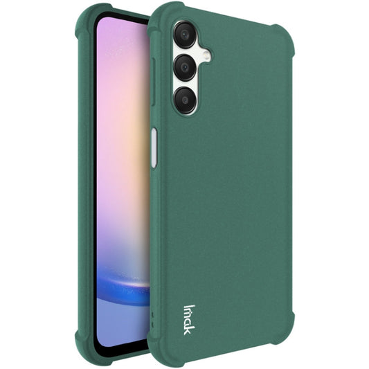 For Samsung Galaxy A25 5G imak Shockproof Airbag TPU Phone Case(Matte Green) - Galaxy Phone Cases by imak | Online Shopping UK | buy2fix