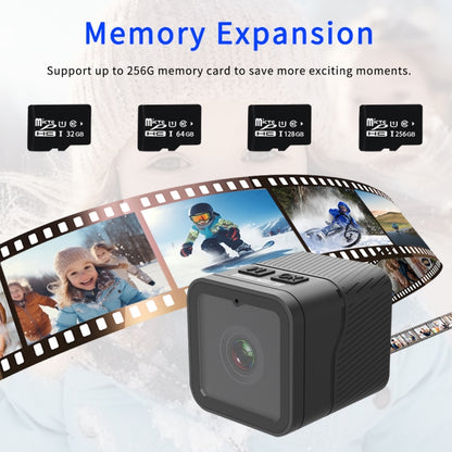 Z03 Mini DV 1080P Waterproof Action Camera with Ring Bracket Supports Infrared Night Vision(Black) - Mini Camera by buy2fix | Online Shopping UK | buy2fix