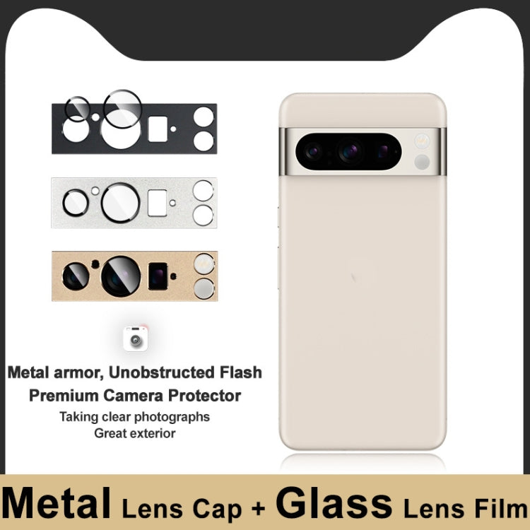 For Google Pixel 8 Pro IMAK Metal Armor Premium Camera Protector Film(Black) - Other by imak | Online Shopping UK | buy2fix