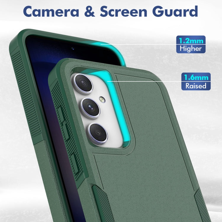 For Samsung Galaxy S23 FE 5G 2 in 1 PC + TPU Phone Case(Dark Green) - Galaxy S23 FE 5G Cases by buy2fix | Online Shopping UK | buy2fix