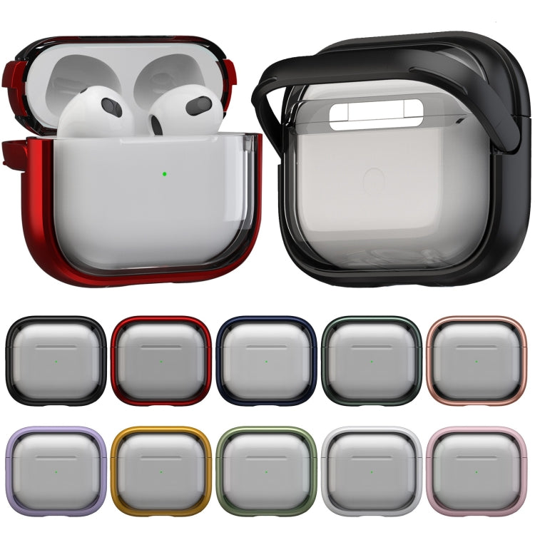 For AirPods 3 TPU Hybrid PC Case with Holder(Green) - For AirPods 3 by buy2fix | Online Shopping UK | buy2fix