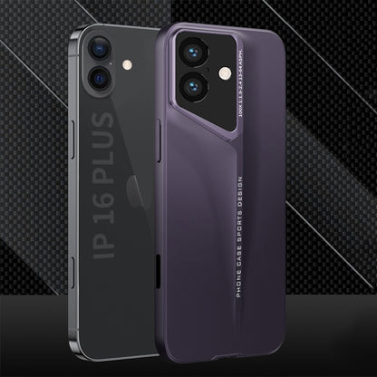 For iPhone 16 GKK Blade Ultra-thin Full Coverage Phone Case(Purple) - iPhone 16 Cases by GKK | Online Shopping UK | buy2fix