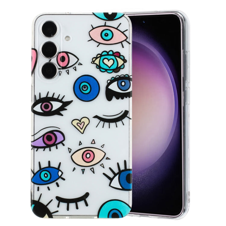 For Samsung Galaxy S23 FE 5G Colorful Painting Pattern TPU Phone Case(Eye Monster) - Galaxy S23 FE 5G Cases by buy2fix | Online Shopping UK | buy2fix