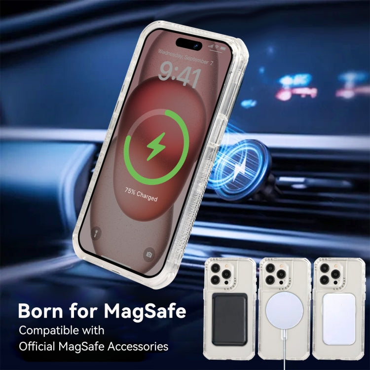 For iPhone 15 Pro Max Dreamland MagSafe Magnetic 3 in 1 TPU + PC Phone Case(Transparent) - iPhone 15 Pro Max Cases by buy2fix | Online Shopping UK | buy2fix