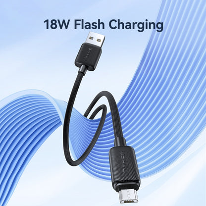 USAMS US-SJ700 USB to Micro USB 2A Striped Fast Charge Data Cable, Length:3m(Black) - Micro USB Cable by USAMS | Online Shopping UK | buy2fix