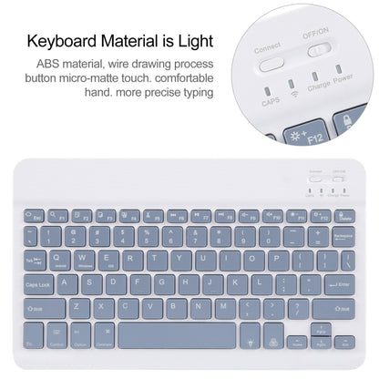 For Huawei MatePad Air 11.5 Square Button Backlight Bluetooth Keyboard Rotatable Holder Leather Case(Lavender Purple) - Huawei Keyboard by buy2fix | Online Shopping UK | buy2fix