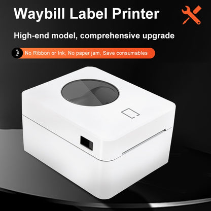 ZJ-9250 100x150mm USB Thermal Label Printer, Plug:EU Plug(White) - Printer by buy2fix | Online Shopping UK | buy2fix
