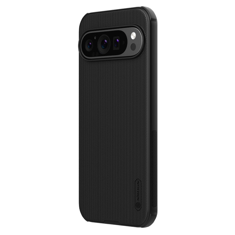 For Google Pixel 9 Pro NILLKIN Frosted Shield Pro Magnetic Phone Case(Black) - Google Cases by NILLKIN | Online Shopping UK | buy2fix