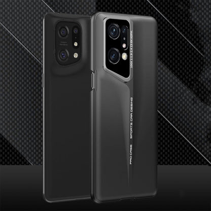 For OPPO Find X5 GKK Blade Ultra-thin Full Coverage Phone Case(Black) - OPPO Cases by GKK | Online Shopping UK | buy2fix