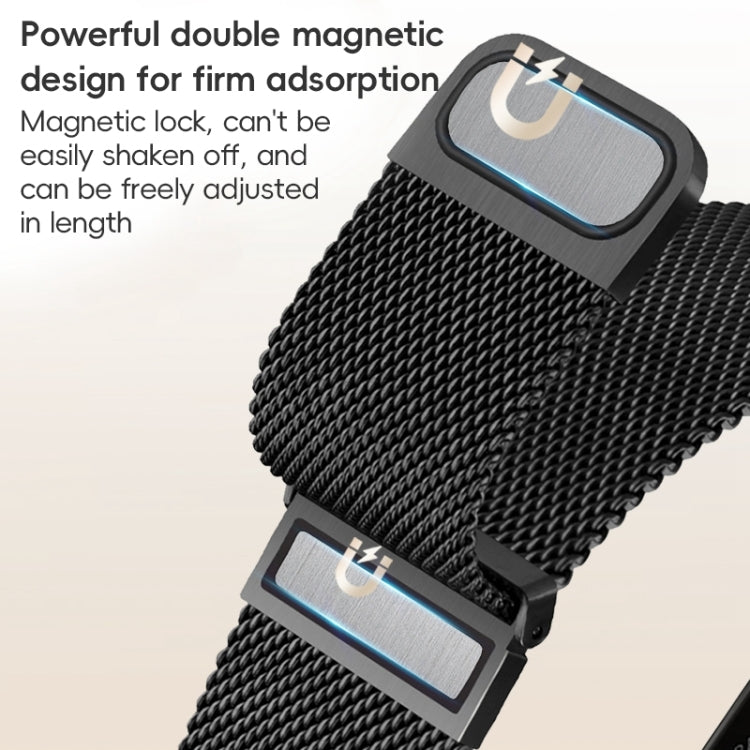 For Apple Watch Series 10 42mm ZGA Milanese Magnetic Metal Watch Band(Silver) - Watch Bands by ZGA | Online Shopping UK | buy2fix