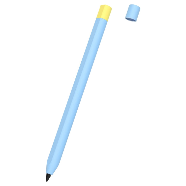 For Xiaomi Focus Pen III Stylus Pen Contrast Color Silicone Protective Case(Sky Blue) - Pencil Accessories by buy2fix | Online Shopping UK | buy2fix